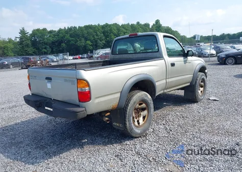 2004 Toyota Tacoma из США, поврежденный, VIN 5TEPM62N04Z350054